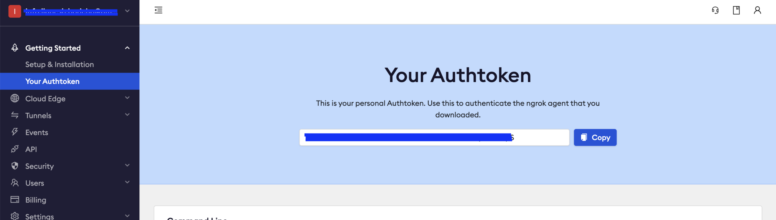 Ngrok Authtoken